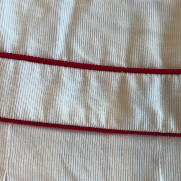 Red and white corduroy dress, perfect for Christmas - Picture 3 of 6